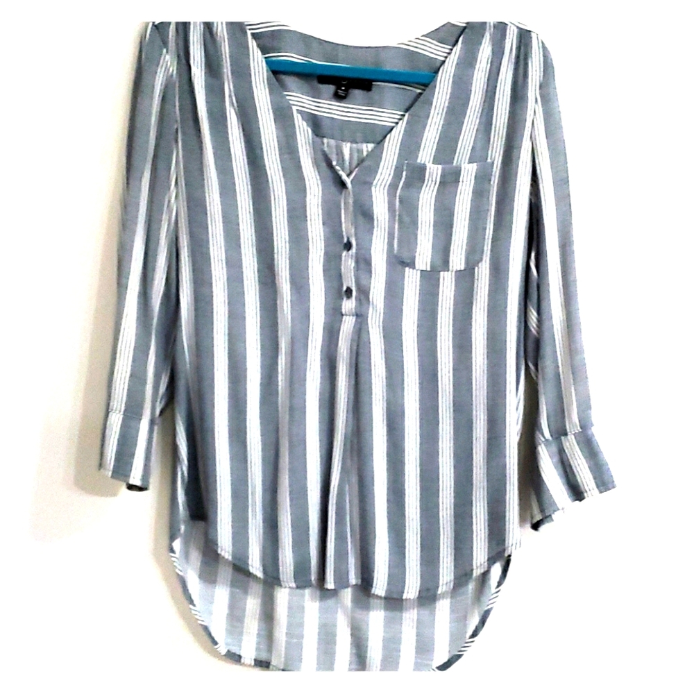 Grey striped cool and comfy shirt